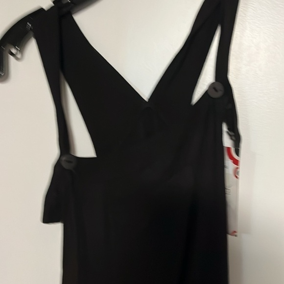 NWT sacred threads overalls black and tie dye size med lightweight - Picture 2 of 9